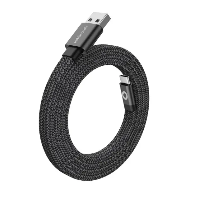 Mobile Origin Magnetic Flat Patented Original Cable USB-A to USB-C 1m, black 2