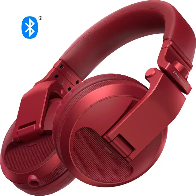 Pioneer HDJ-X5BT-R Bluetooth Ακουστικά Dj Κόκκινα