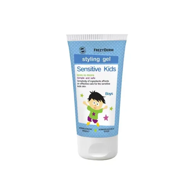 Frezyderm| Sensitive Kids Hair Styling Gel for Boys| Απαλό gel για δυνατό κράτημα, θρέψη και τόνωση των μαλλιών| 100ml