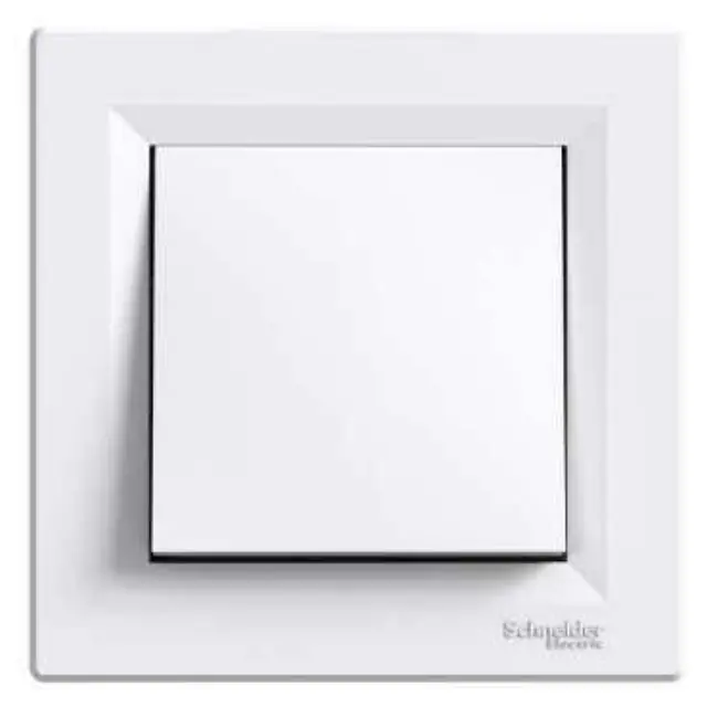 Asfora - intermediate switch - 10AX lift terminals, white