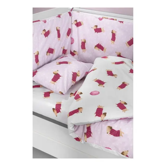 Σετ Σεντόνια Κούνιας Pet Fuchsia 2x(115×170) + 1x(30×40) – Saint Clair 2