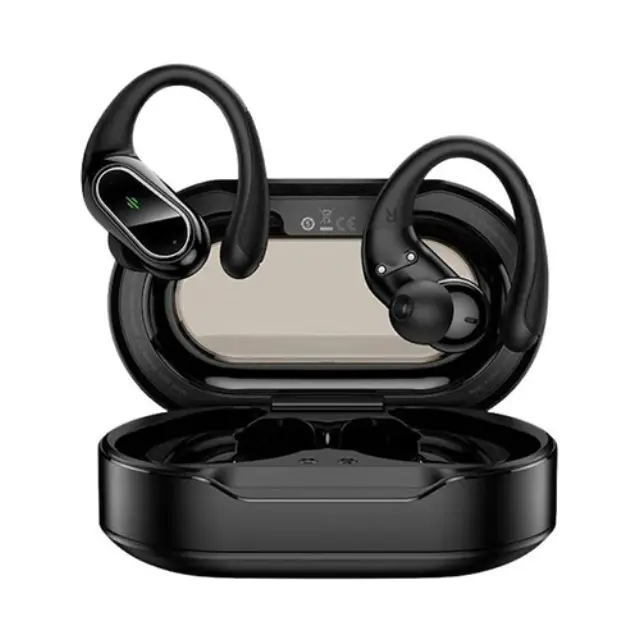 Hoco EQ29 In-ear Bluetooth Handsfree Ακουστικά με Θήκη Φόρτισης Μαύρα 2