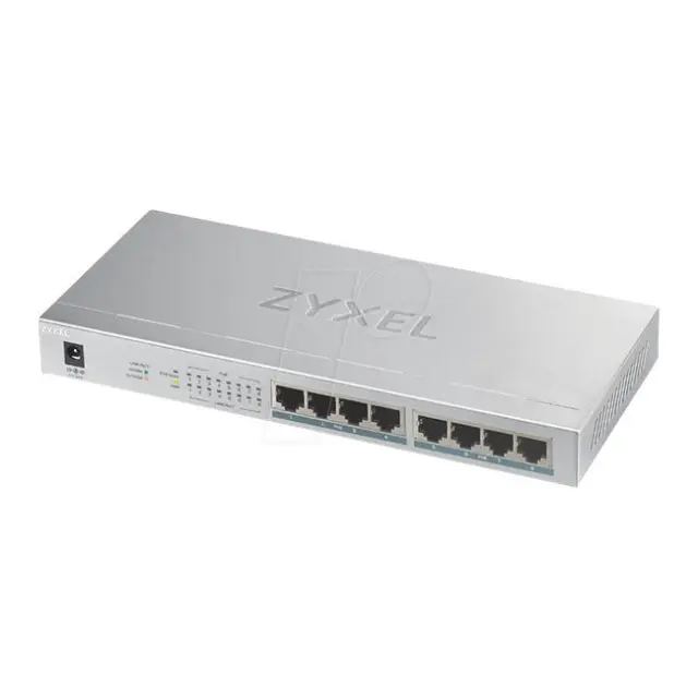Zyxel Unmanaged Switch L2 GS-1008HP 8Ports (1Gbps) PoE+ (GS1008HP-EU0101F)