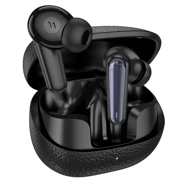 Wireless Hands Free Hoco EQ23 Plus Duke Ⅱ TWS V5.4 400mAh 7 Ώρες Λειτουργίας Συμβατό με Siri ANC+ENC Μαύρο
