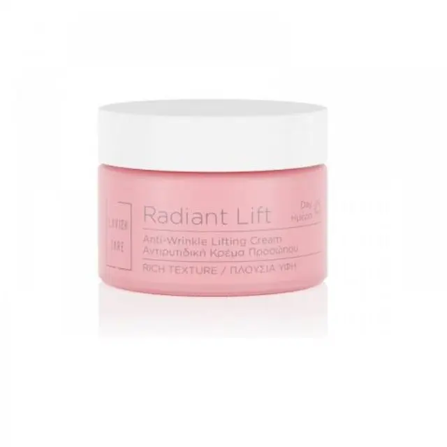 Lavish Care Radiant Lift Anti-Wrinkle Lifting Cream Rich Texture Κρέμα Προσώπου Ημέρας για Αντιγήρανση, Σύσφιξη και Λάμψη Πλούσιας Υφής, 50ml