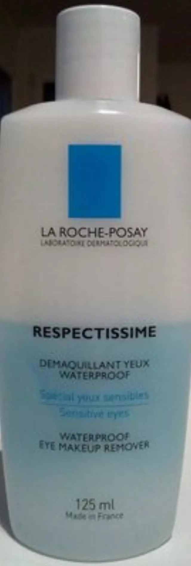 La Roche Posay RESPECTISSIME WATERPROOF EYE MAKE-UP REMOVER Λοσιόν καθαρισμού-ντεμακιγιάζ 125ml