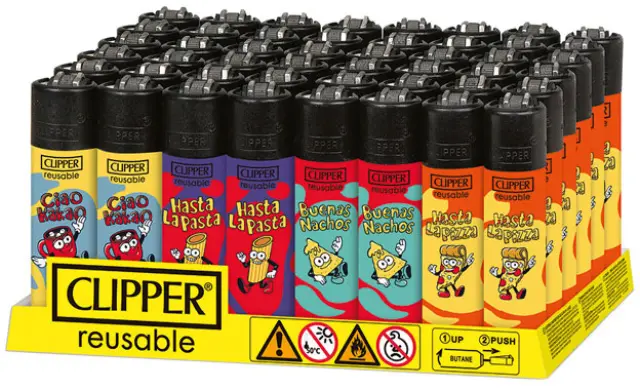 Clipper Αναπτήρας Μεγάλος - Bye Bye 2