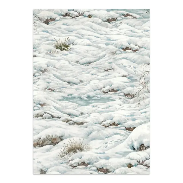 Junk journal Focus Point (cut-outs, backgrounds), White Christmas 2