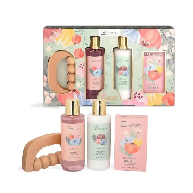 IDC Institute Scented Garden Wildflowers Bath & Body Set 4 pcs