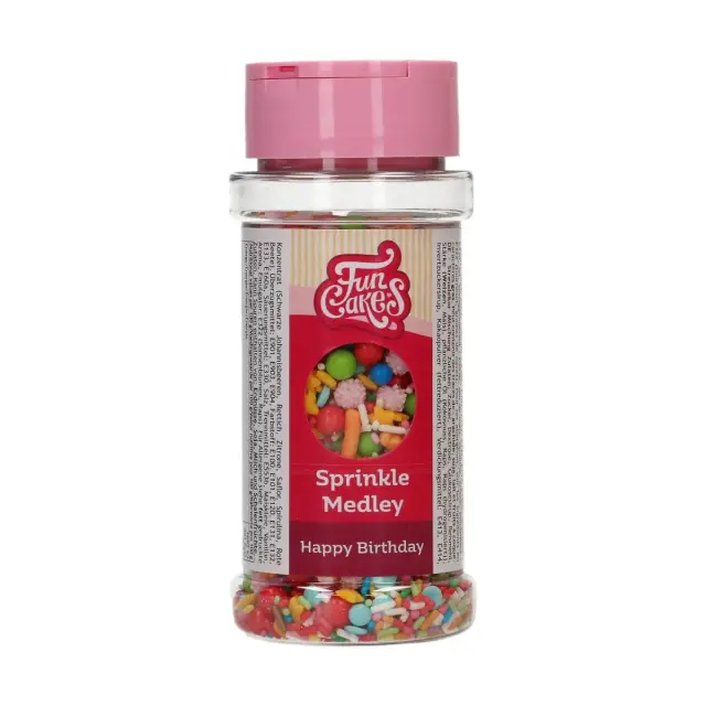 Funcakes Sprinkle Medley - Χαρούμενα Γενέθλια - 65γρ.