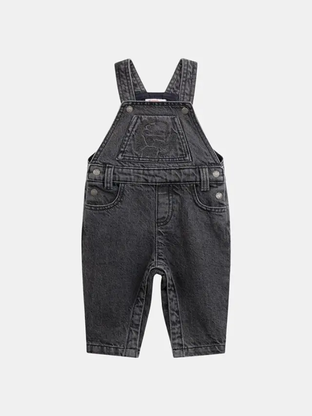 Βρεφική Σαλοπέτα για Αγόρια Denim Dinosaur ΓΚΡΙ