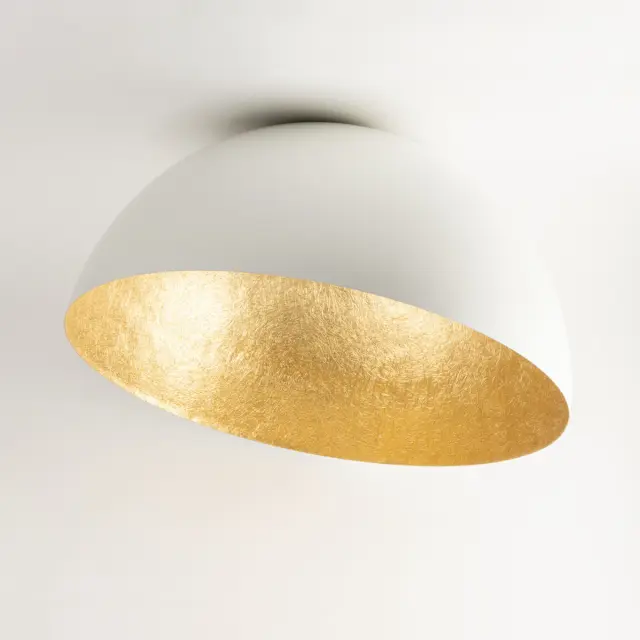 SFERA καμπάνα φωτιστικό οροφής άσπρο/χρυσό Ø 35 cm