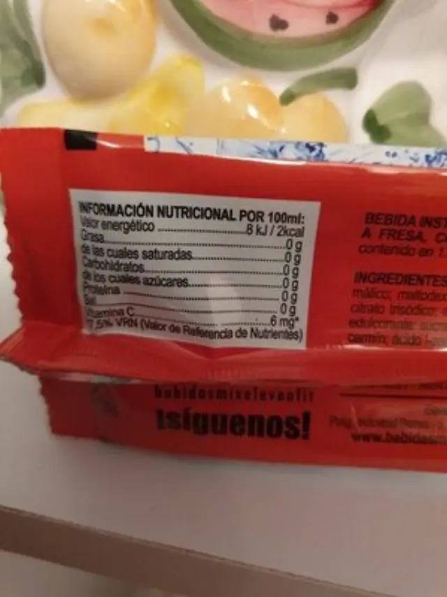 Mix Χυμός Σε Σκόνη Fresa Φράουλα Χωρίς Προσθήκη Ζάχαρης 9gr 2
