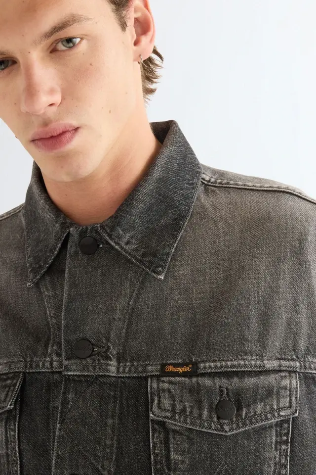 Wrangler Ανδρικό Τζιν Μπουφάν TRUCKER 112387051 - Smoky Granite - XL 3