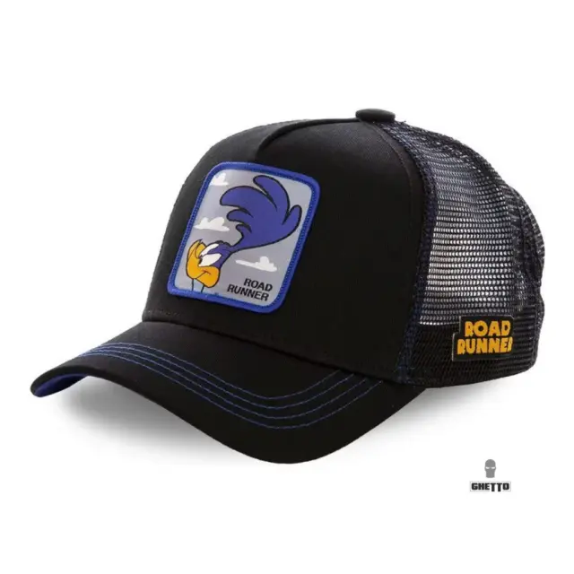 Ghetto Black Cartoon Cap Road Runner