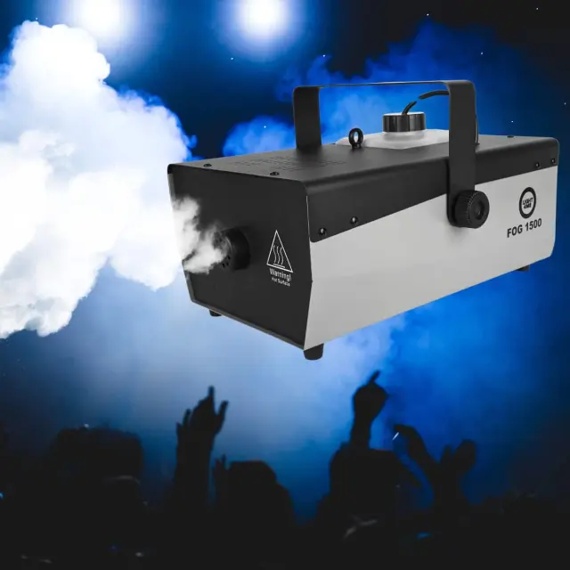 LIGHT4ME FOG 1500 V2 fog smoke machine wireless remote wired controller 1500W 2