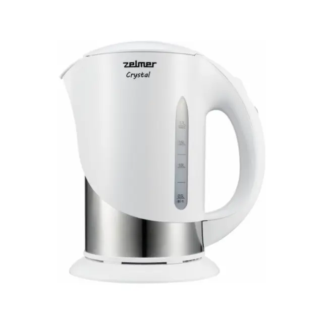 Zelmer Βραστήρας Crystal 1.7L 2200W White (ZCK7630W)