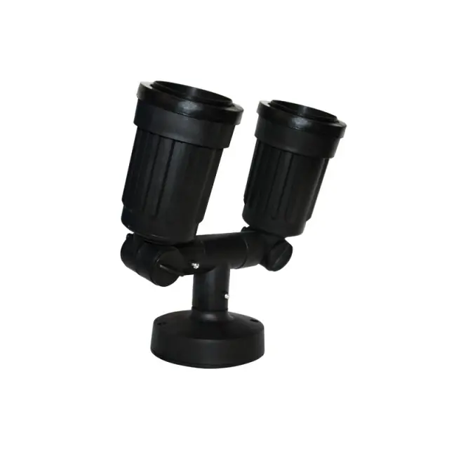 PAR38 - ΣΠΟΤ ΤΟΙΧΟΥ PC ΜΑΥΡΟ ΣΥΜΒΑΤΙΚΟ 1xΕ27 IP54 200x100x220mm / AC.045GL78