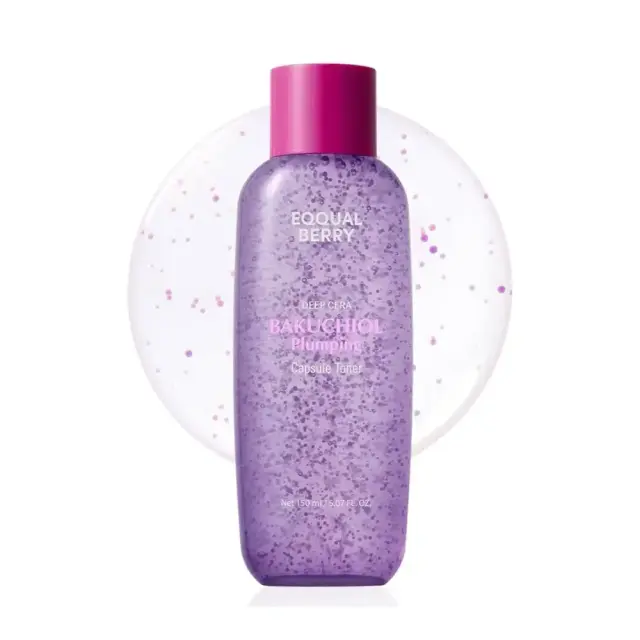 EQQUALBERRY Bakuchiol Plumping Capsule Toner Τονωτική Λοσιόν Σύσφιξης με Bakuchiol, Κεραμίδια & Υαλουρονικό