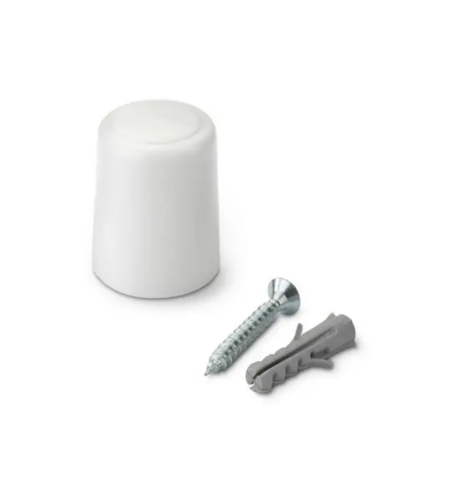 ΣΤΟΠ ΠΟΡΤΑΣ ΔΑΠΕΔΟΥ ΜΕ ΒΙΔΕΣ INOFIX 3040 34x28x28MM ΠΛΑΣΤΙΚΟ ΣΕΤ 2 ΤΕΜΑΧΙΩΝ Λευκό