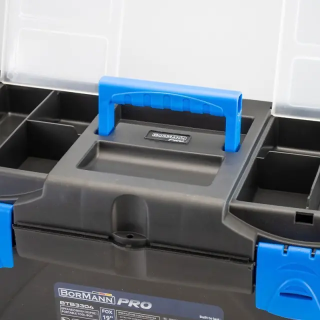 BORMANN Pro BTB3304 - BORMANN Pro BTB3304 Εργαλειοθήκη Χειρός Πλαστική "Fox", Με Ταμπακέρα, 47,8x25,7x23,3cm (054269) 3