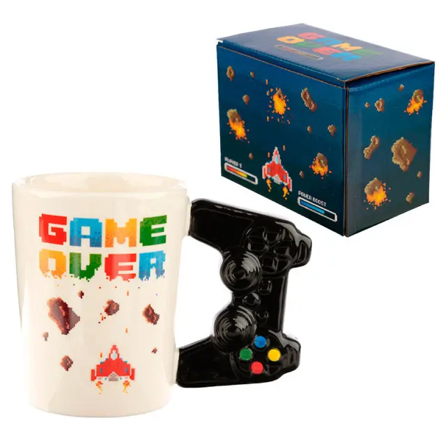 Κούπα κεραμική GAME OVER - Video Game - Mug with 3D Handle 400ml MUG318