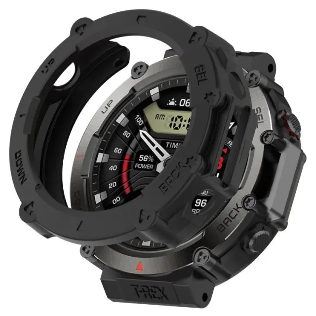 Hollow Armor TPU Θήκη για Amazfit T-Rex Ultra- Black OEM