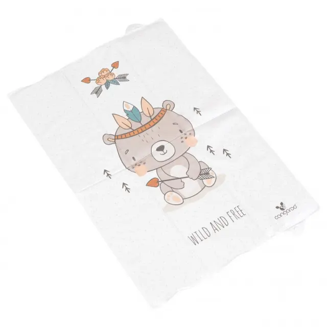 Cangaroo Αλλαξιέρα Μωρού Πτυσσόμενη 40x60cm Wild And Free Bear 2