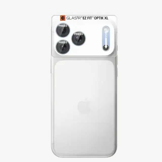 Spigen Optik Pro XL Glas.tR EZ Fit Camera Protector iPhone 18 Pro Max Γαλάζιο 3