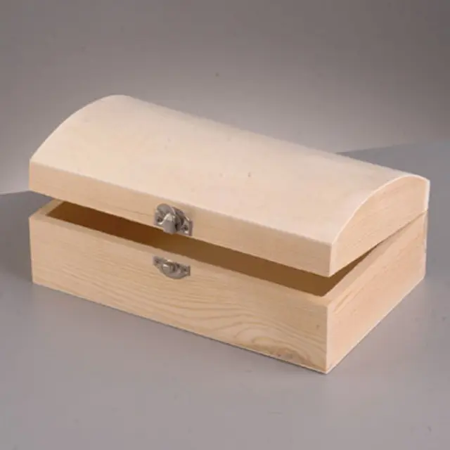 Ξύλινο Μπαουλάκι Ορθογώνιο 22x14xh9cm