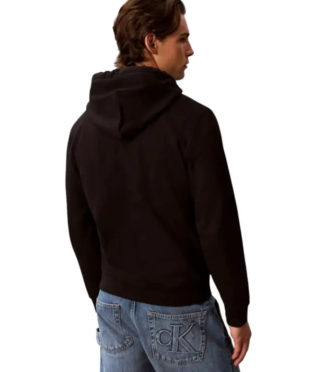 Calvin Klein - Ανδρικό Μακρυμάνικο Φούτερ Varsity Logo Relaxed Fit LV04RH238G-UB1 Μαύρο 3