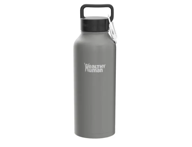 Μπουκάλι Θερμός Stein Healthy Human με χωρητικότητα 621ml και διατήρηση θερμοκρασίας 12h ζεστό / 24h κρύο - Slate Gray 21OZ Slate Gray 2
