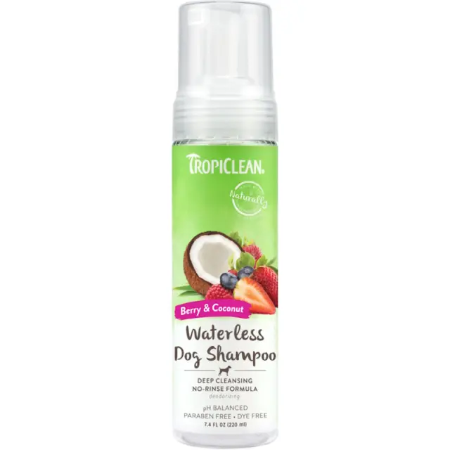 Tropiclean Waterless Deep Cleaning Σαμπουάν Σκύλου 220ml Μονόχρωμο