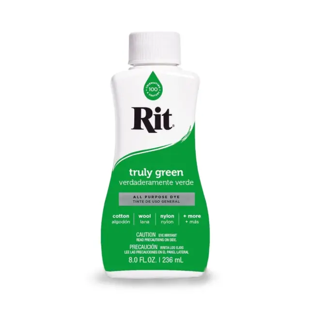 RIT DYE Liquid All-Purpose Βαφή Υφασμάτων – Truly Green 236ml