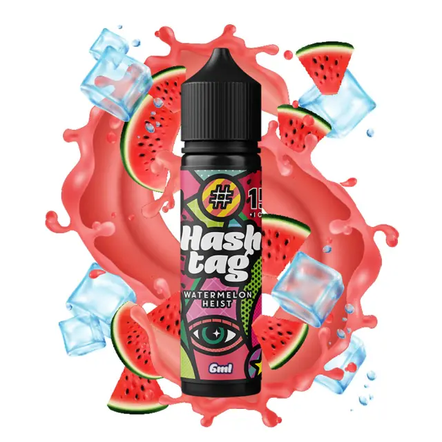 Watermelon Heist Ice 6ml (60ml) – Hashtag Flavorshots