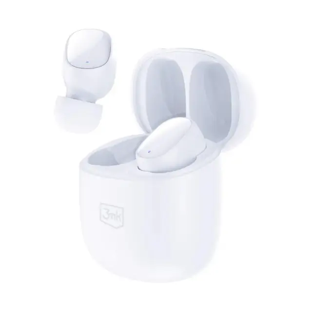 3mk® FlowBuds Bluetooth Ακουστικά-White
