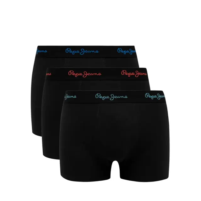 Pepe Jeans Ανδρικό Boxer Orman - Τριπλό Πακέτο, Χρώμα Μαύρο - S