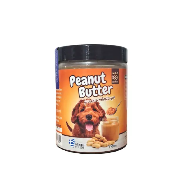 M.B.F Gourmet Φυστικοβούτυρο σε Βάζο 300gr Μονόχρωμο