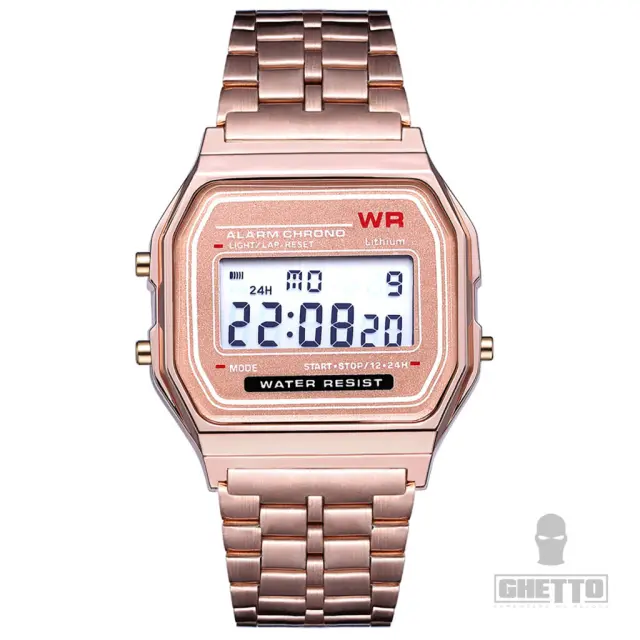 Ghetto Digital Vintage Watch Rose Gold