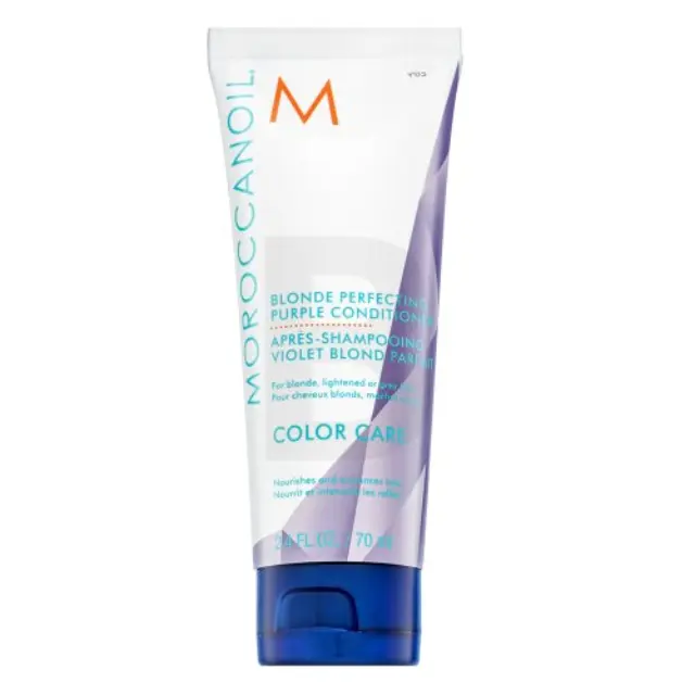 Moroccanoil Color Care Blonde Perfecting Purple Conditioner conditioner for platinum blonde and gray hair 70 ml