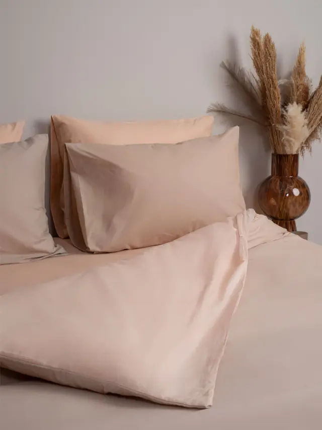 Σετ Σεντόνια Menta 204 Beige-Brown Μονό με λάστιχο (100x200+30) Sunshine 2