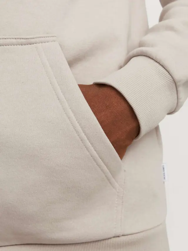 JJEBRADLEY SWEAT ZIP HOOD NOOS Moonbeam - XXL , 32 2
