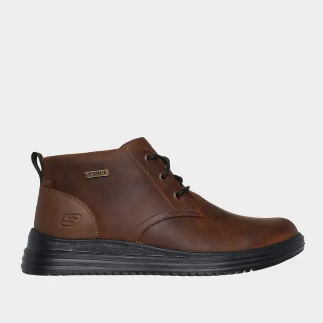 Aδιάβροχο Μποτάκι Skechers Proven Conklin 204873-CDB Καφέ - 44