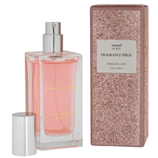 Αρωματικό spray ροζ με glitter Orange Blossom + Jasmine Iliadis 90035