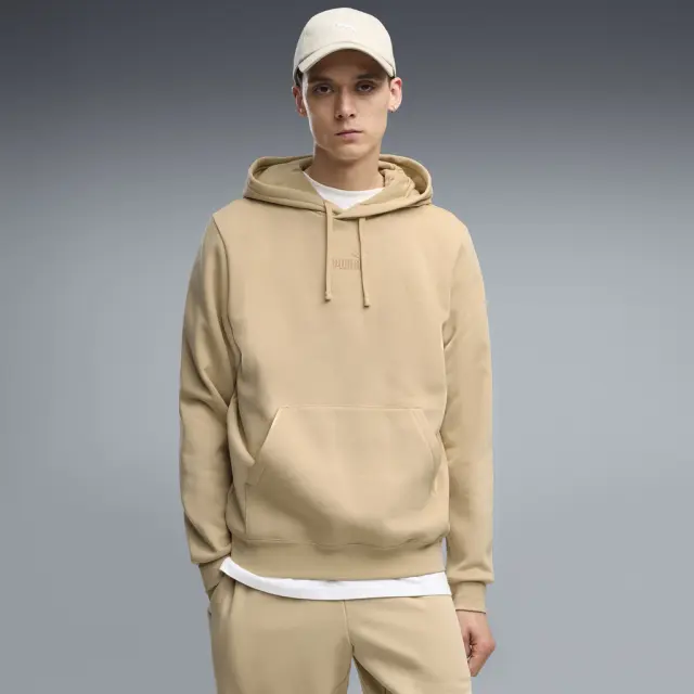 Puma Ess No1 Logo Hoodie FL Cashew Brow 692914-80 - XL