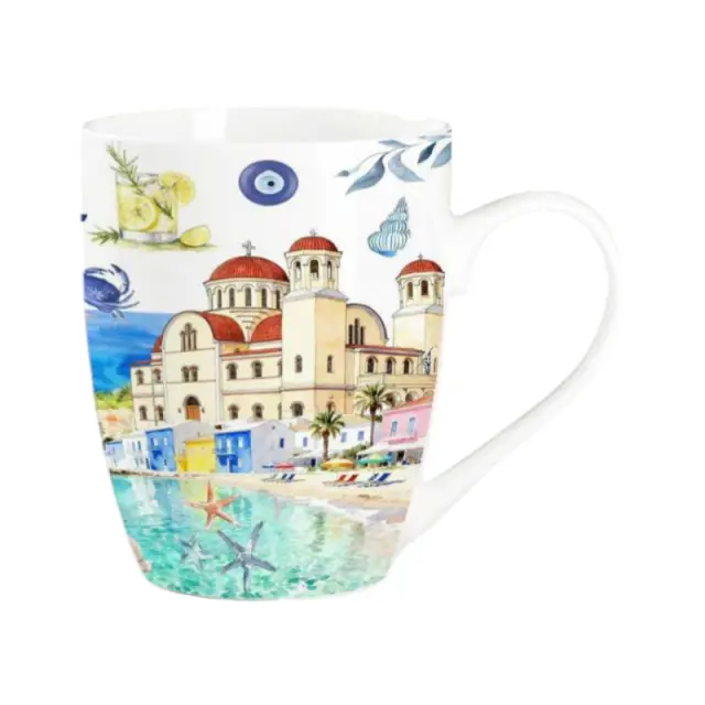 Σετ κεραμική κούπα Souvenir - 12pcs - Paralia - 224110