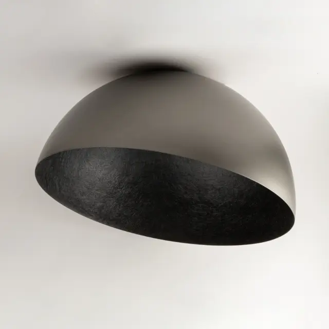 SFERA καμπάνα φωτιστικό οροφής ασημί/μαύρο Ø 35 cm Ασημί Μαύρο Μαύρο/Ασημί