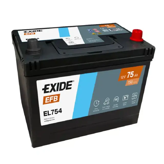 Μπαταρία EXIDE EFB EL754 12V 75Ah 750A (EN)