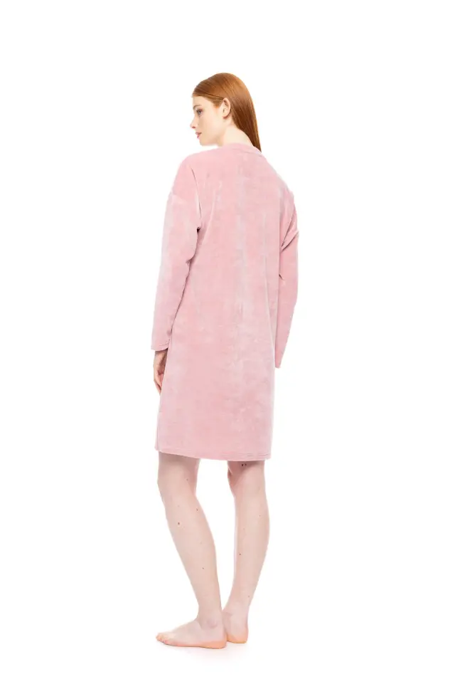 W1860 - Sand - LOUNGEWEAR VELVET PETIT STRIPE 3