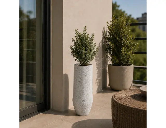 Κασπώ PTMD Luxury Living Dorin από τσιμέντο, με διαστάσεις 20x20x45cm